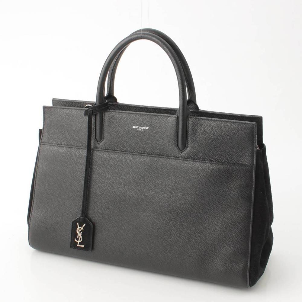 Saint Laurent Black Cavalive Gauche 2way Leather